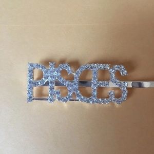Diamond Pisces Hair Clips